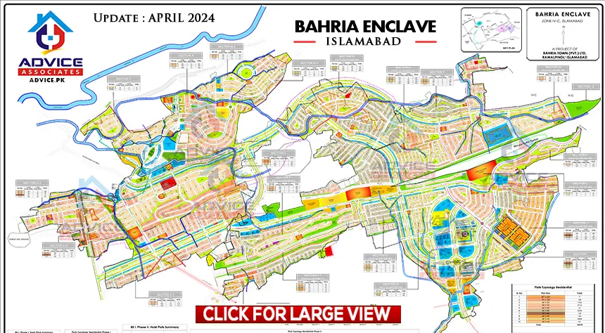 Bahria enclave Full Map
