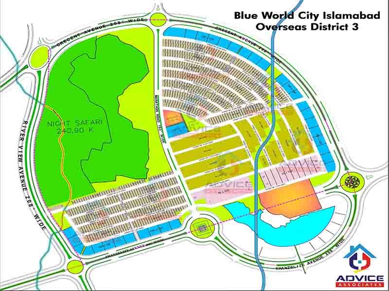 BWC Overseas District 3 Map