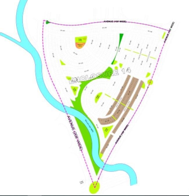 BWC Sports Valley Enclosure 14 Map