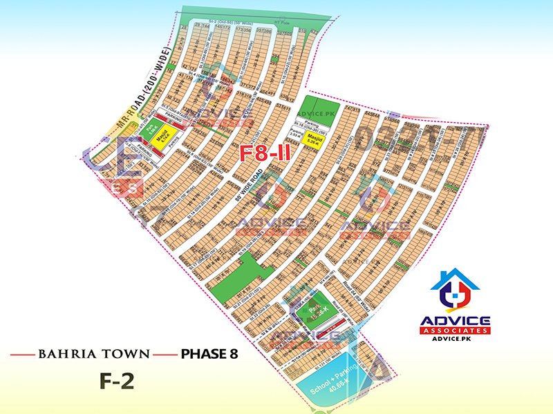 Bahria Town Phase 8 F2 Block