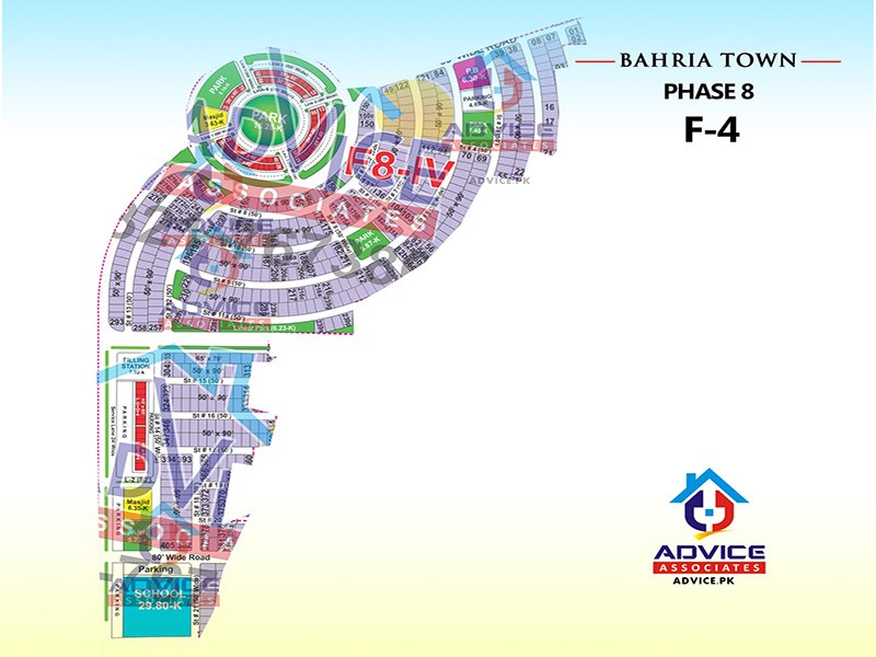 Bahria Town Phase 8 F4 Block