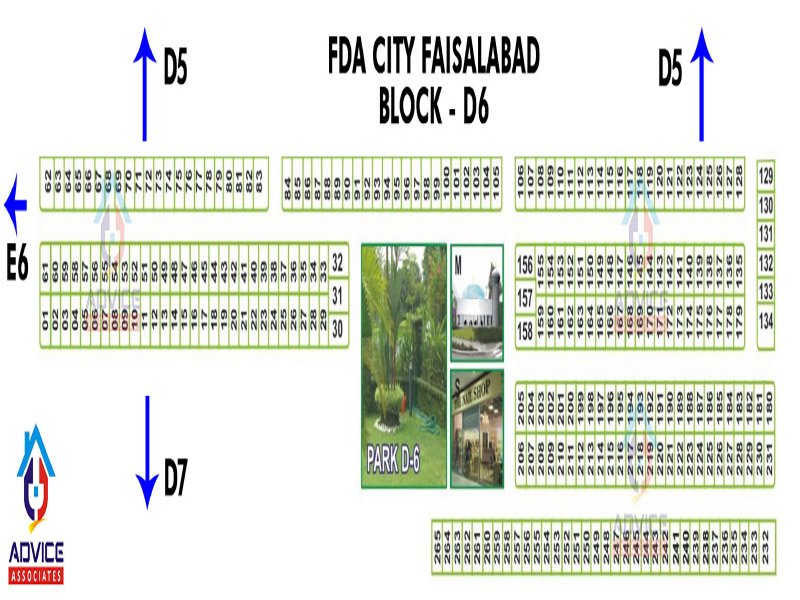 FDA City D6 map