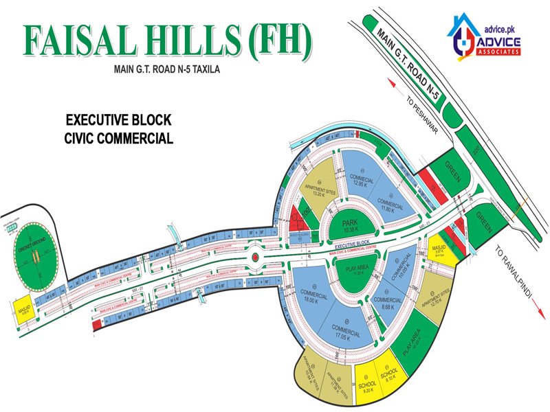 Faisal hills executive  Block Map