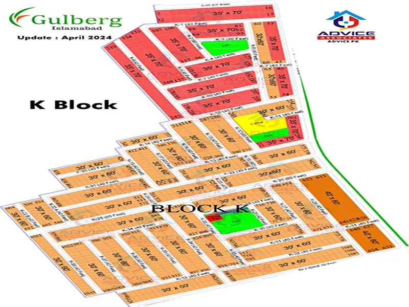 Gulberg Residentia Block K