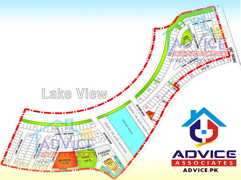 Bahria Town Phase 8 Lake View Block