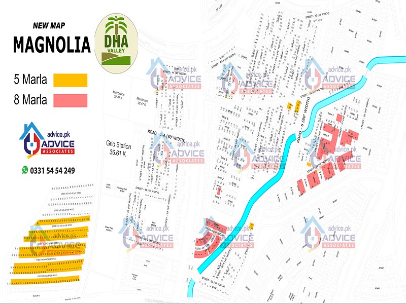 Magnolia Dha valley New Map