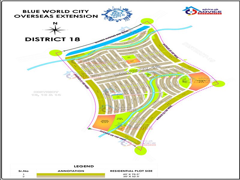 BWC Overseas District 18 Map