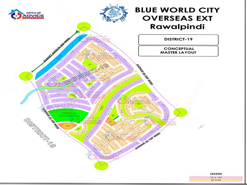 BWC Overseas District 19 Map
