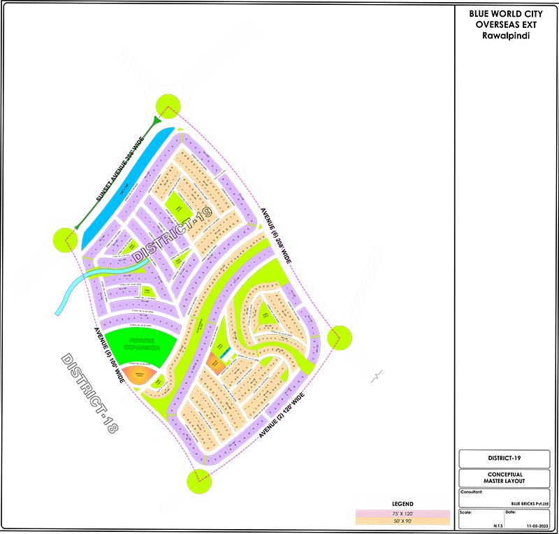 BWC Overseas District 19 Map