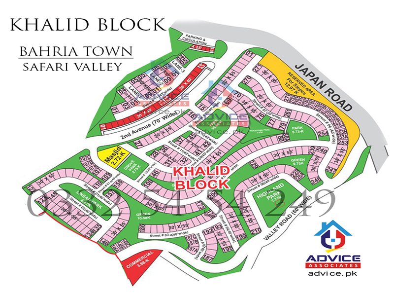 Khalid Block Safari Valley Map