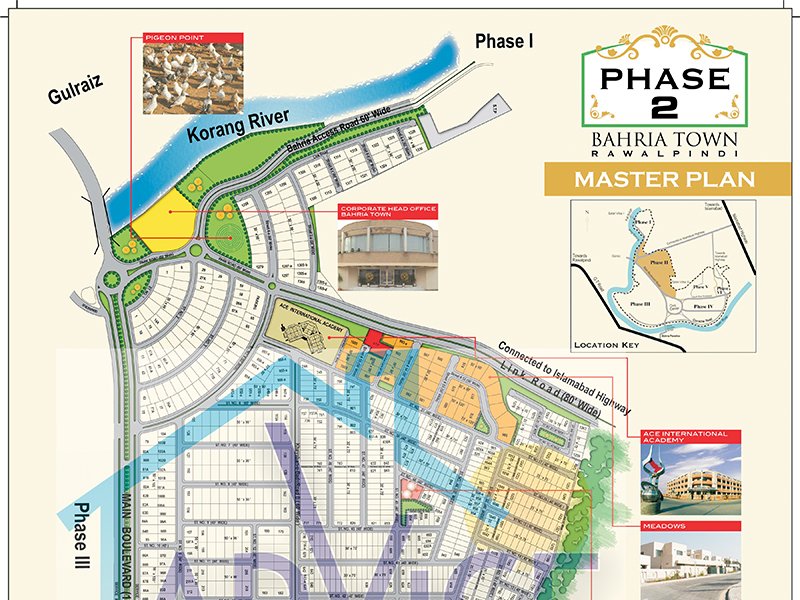 Bahria Town Phase 2 Map