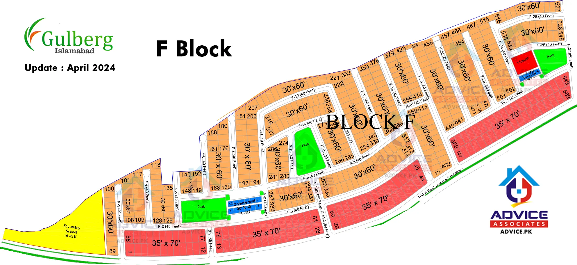 Gulberg Residentia Block F