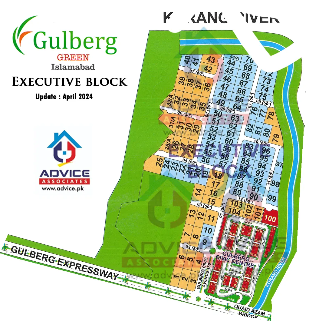 Gulberg Green Farm Houses executive block
