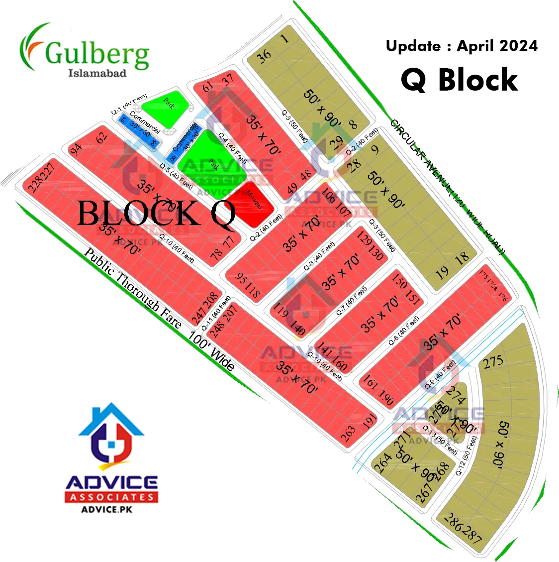 Gulberg Residentia Block Q