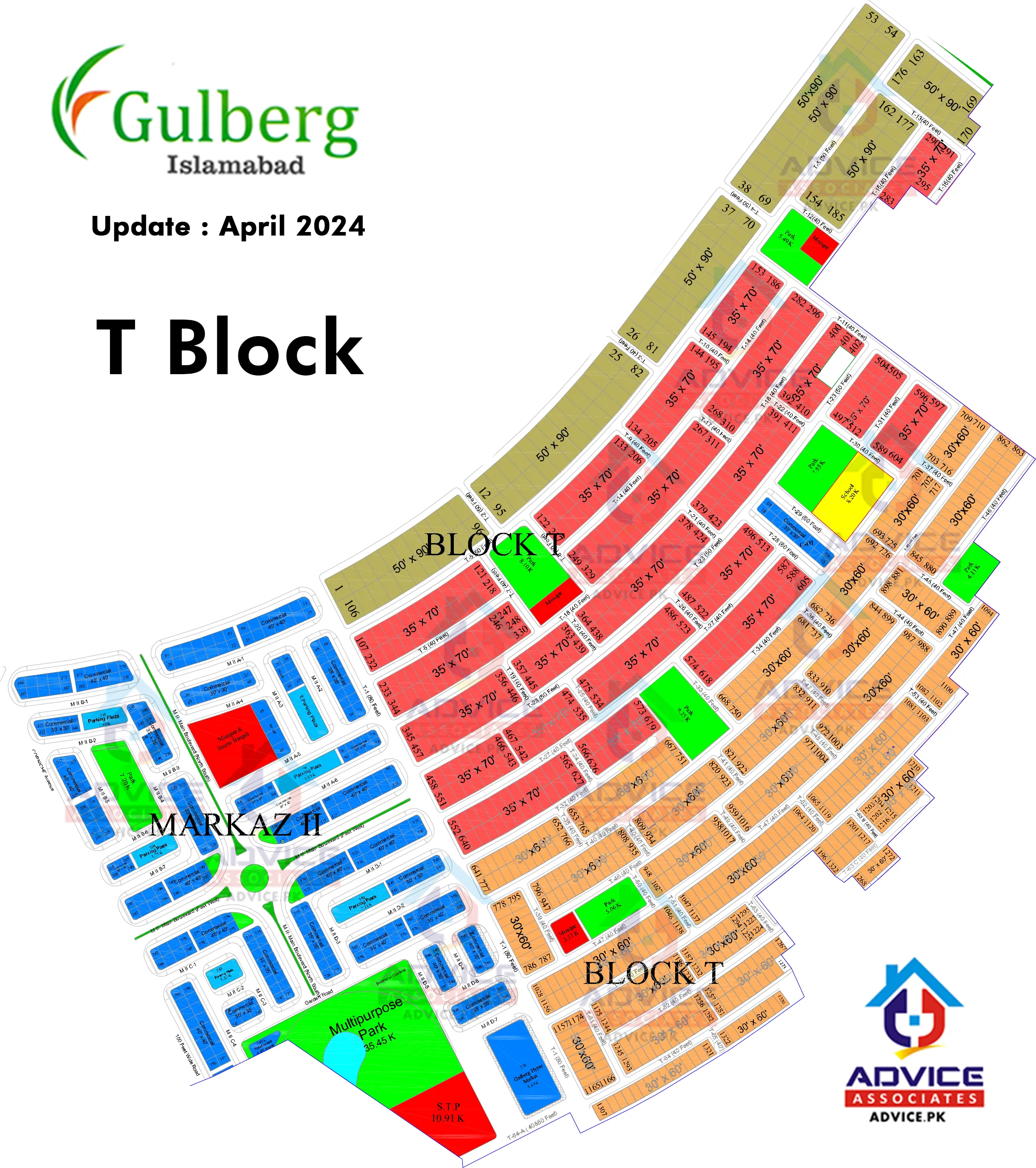 Gulberg Residentia Block T